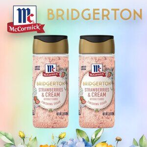 McCormick Bridgerton LIMITED EDITION 2-Pack Strawberries& Cream Sugar (3.6oz)